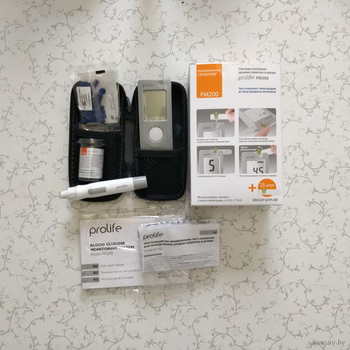 Глюкометр Bionime Prolife + тест-полоски