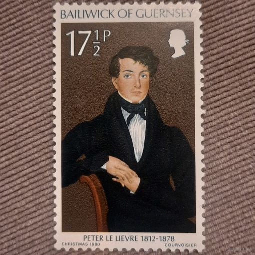 Остров Гернси 1980. Peter Le Lievre 1812-1878