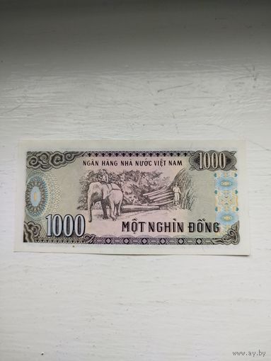 1000 донг Вьетнам.