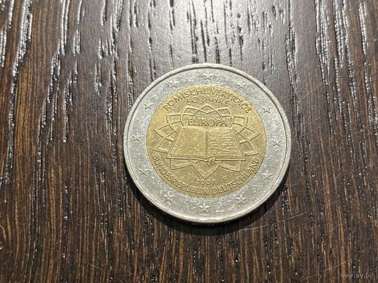 Германия, 2 евро 2007 F. Римский договор