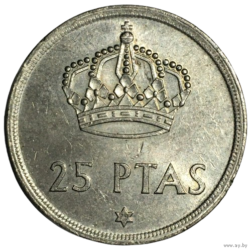 Испания 25 песет, 1975 (79)