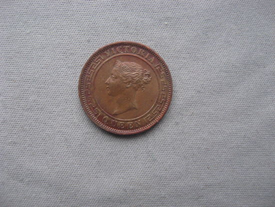 Цейлон 1 цент 1892 год Королева Виктория