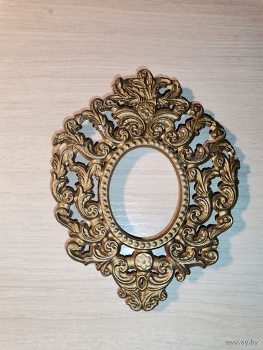 Металлическая, настенная рамка, Италия.