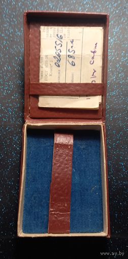 Коробка 1 мчз им кирова с паспортом от часов сталичные 1960  распродажа коллекции