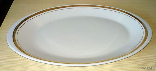 Блюдо,большое, селедочница, салатница,фарфор, RRR,Рига