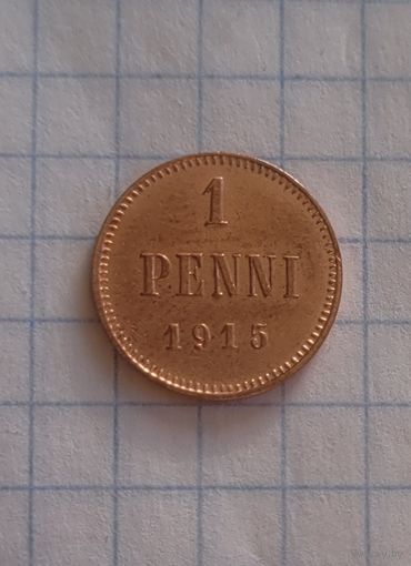 1 пенни  1915 года