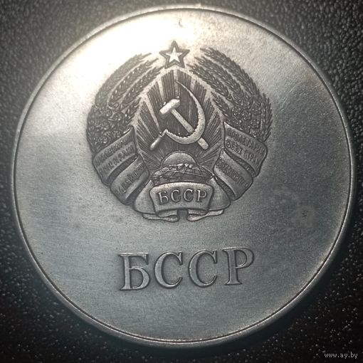 Школьная медаль БССР, с рубля.