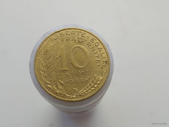 10 сантимов Франция 1985 года  лот 44
