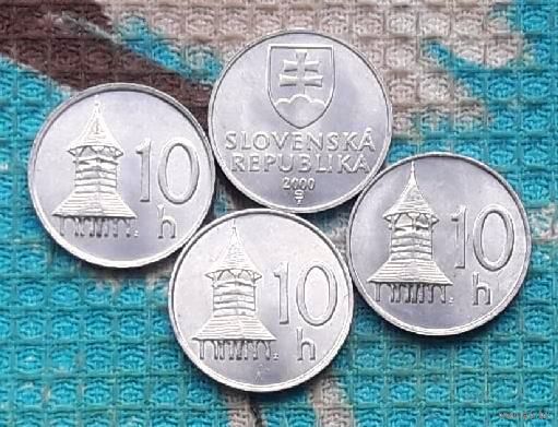 Словакия 10 геллер, UNC.