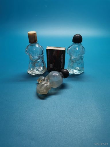 Флакончик от парфюм СССР 3 шт. одним лотом.