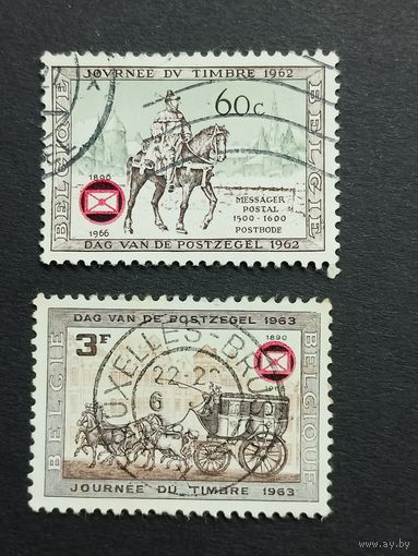 Бельгия 1966. 75-летие Королевского клуба филателистов Бельгии. Полная серия