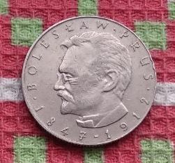 Коммунистическая Польша 10 злотых 1976 года, AU. Болеслав Пруc.