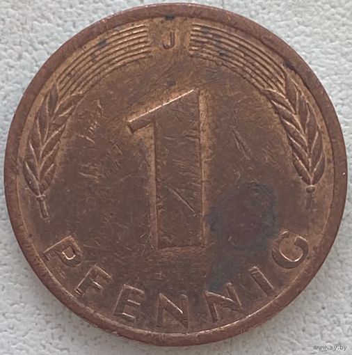 Германия 1 пфенниг 1977 г. J