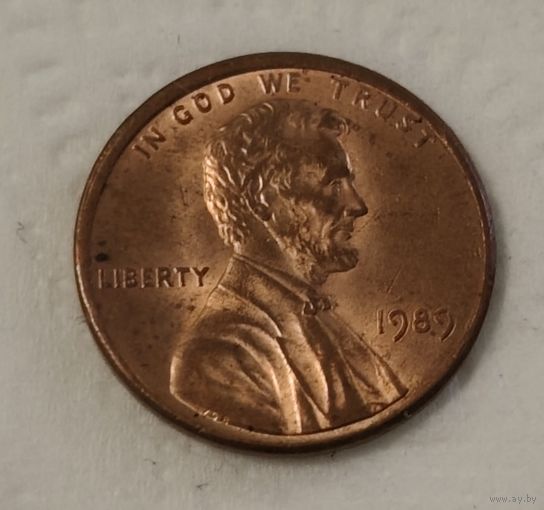 США 1 цент, 1989 Цент Линкольна Без отметки монетного двора (14-11-34)