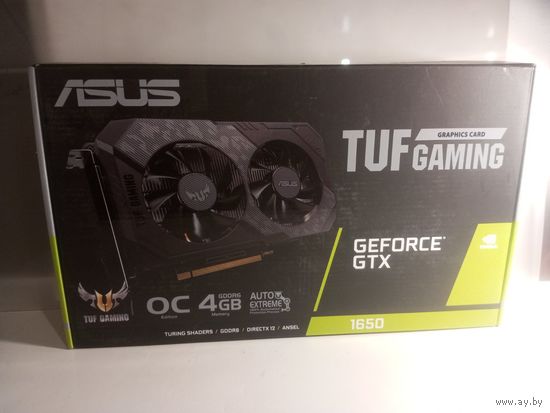 Коробка от видеокарты ASUS GF GTX 1650   OC 4G