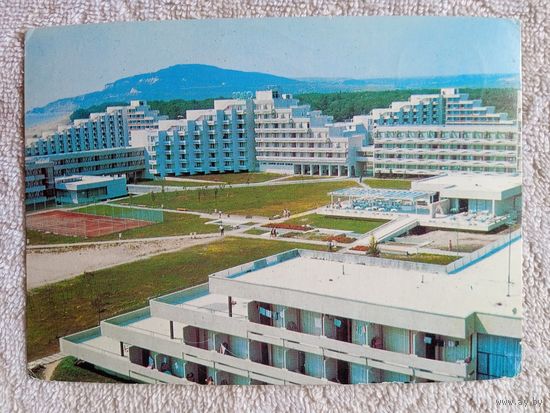 Болгария, курорт Альбена. Вид вокзала Альбена