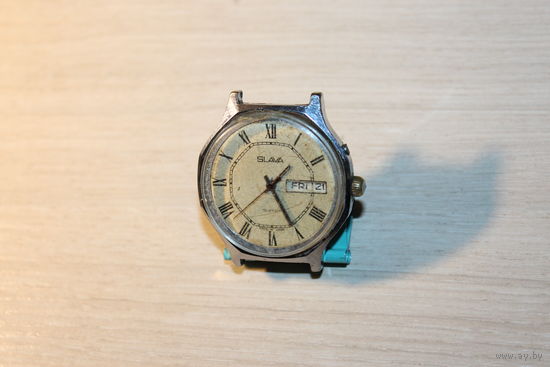 Механические часы "Слава", 26 камней, времён СССР, не заводятся.