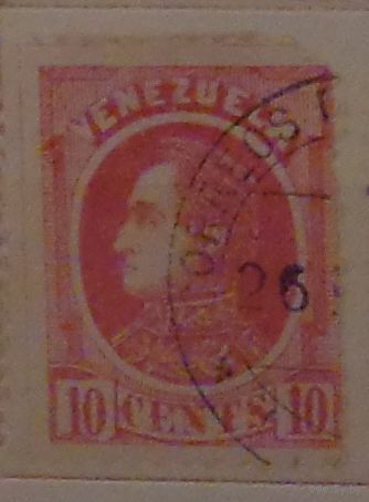 Симон Боливар. Венесуэла. Дата выпуска: 1880-01-01 !!!