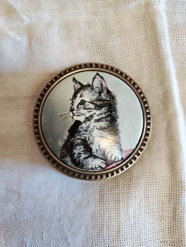 Шкатулка металл эмаль