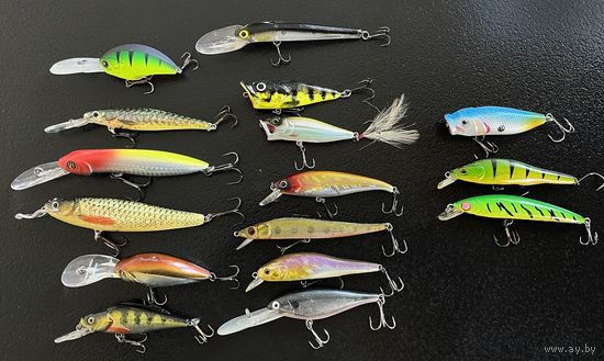 Воблеры Tsu Yoki + Рontoon 21 + Bubble + Salmo + Jaxon
