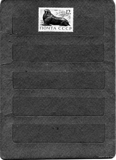 СССР, 1971,  МОРСКИЕ** МЛЕКОПИТАЮЩИЕ,  1м чистая