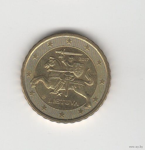 10 евроцентов Литва 2017 Лот 8831