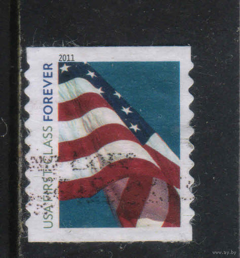 США 2011 Флаг Стандарт Самоклей #4656BG
