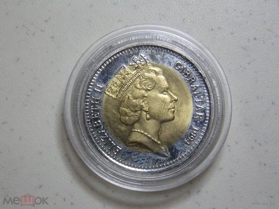 Гибралтар , 4,2 экю 1994 г. Рыцарь , крестоносец