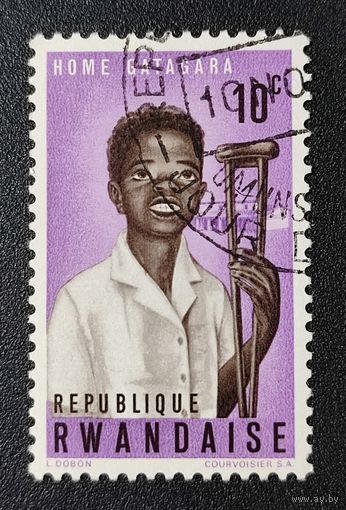 Марка Руанда 1964г. 2.9