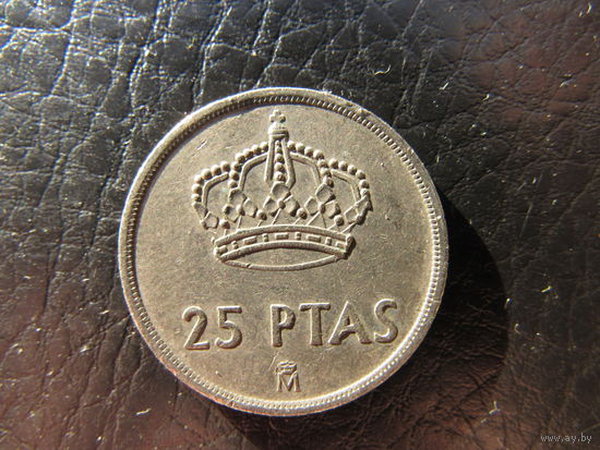 Испания. 25 песет. 1983. С 20 копеек. Распродажа коллекции. Смотрите другие лоты.