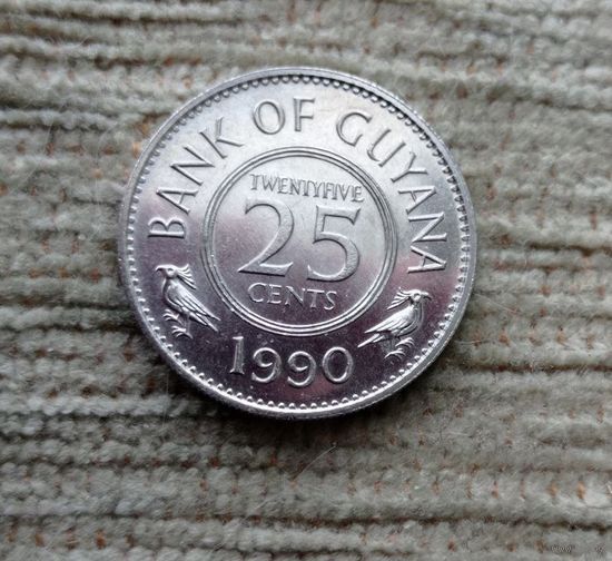 Werty71 Гайана 25 центов 1990