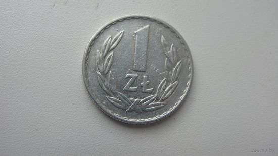 . Польша 1 злотый 1974 г.