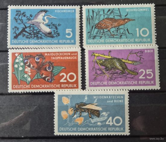 Германия, ГДР 1959 г. Mi.688-692 MNH** полная серия