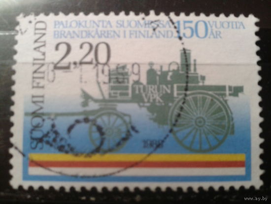 Финляндия 1988 старинный автомобиль