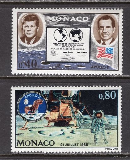 Монако 1970 ** Космос Годовщина высадки человека на Луну//Н