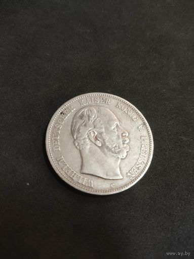 5 марок. 1876. Пруссия. МД Франкфурт.