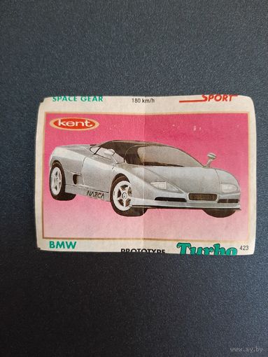 Вкладыш TURBO SPORT, ТУРБО СПОРТ мята. Состояние отличное. В коллекцию.