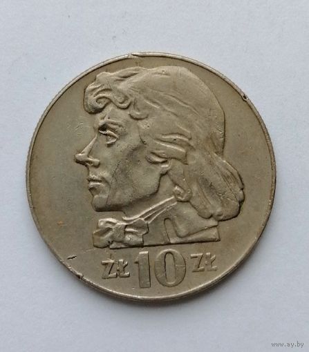 10 злотых 1970 г. Тадеуш Костюшко