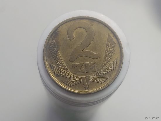 2 злотых Польша 1976 год лот 42