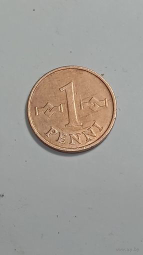 Финляндия 1 пени 1963 года .