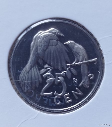 Британские виргинские острова 25 центов 1978