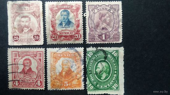 МЕКСИКА\171ф\1884-1910-1917 личности