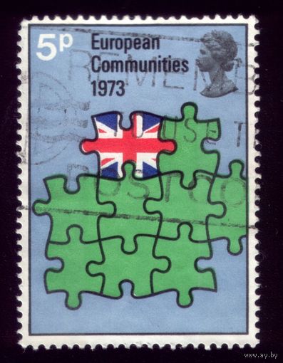 1 марка 1973 год Великобритания 613