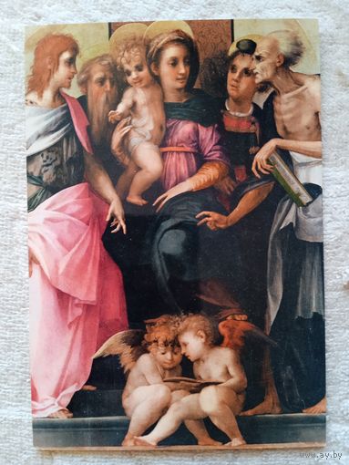 Дети. Фиорентино. Мадонна на троне со святыми. Издание Италии