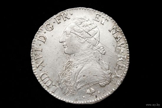 Талер (экю) 1775 г. Франция, Людовик XV. Сохран!