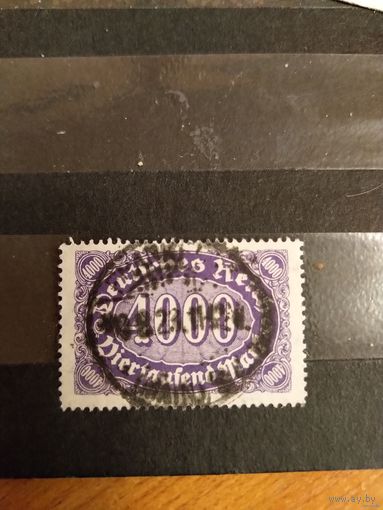 1922 Германия Рейх Мих 255 оценка 2 евро (4-15)
