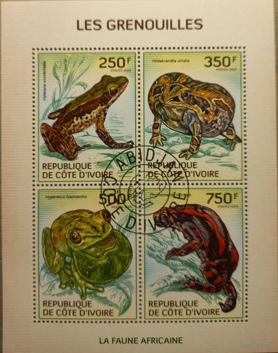 Кот Дивуар. 2014г. Фауна.