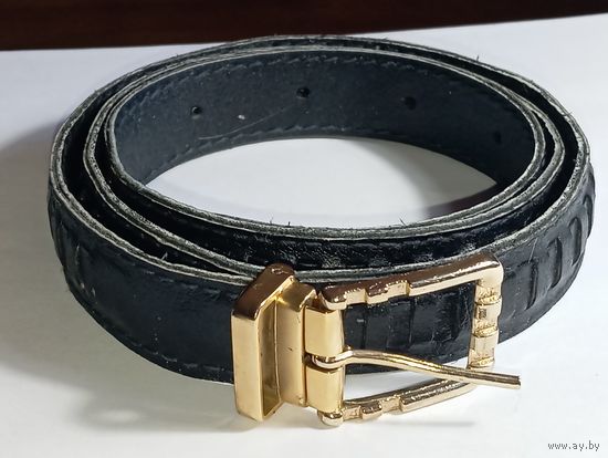 Ремень кожаный - ручная работа . 105 см .