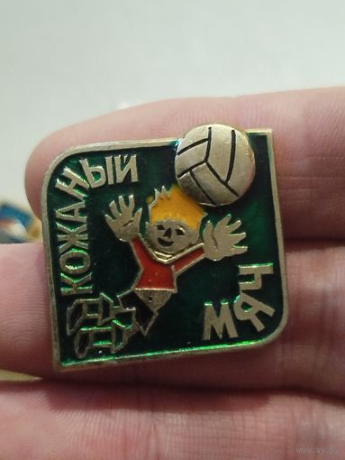 Кожаный мяч