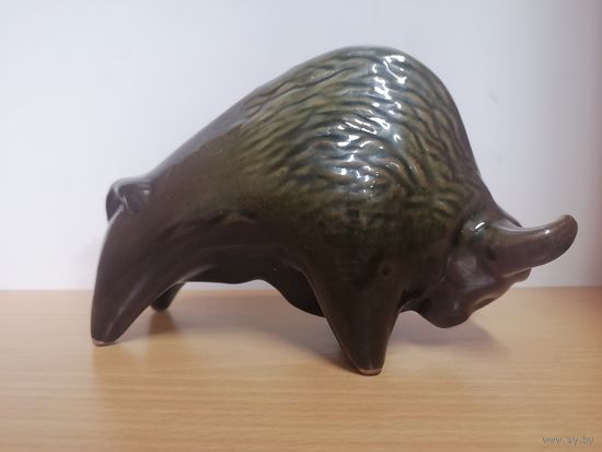 Зубр керамическая фигурка, СССР